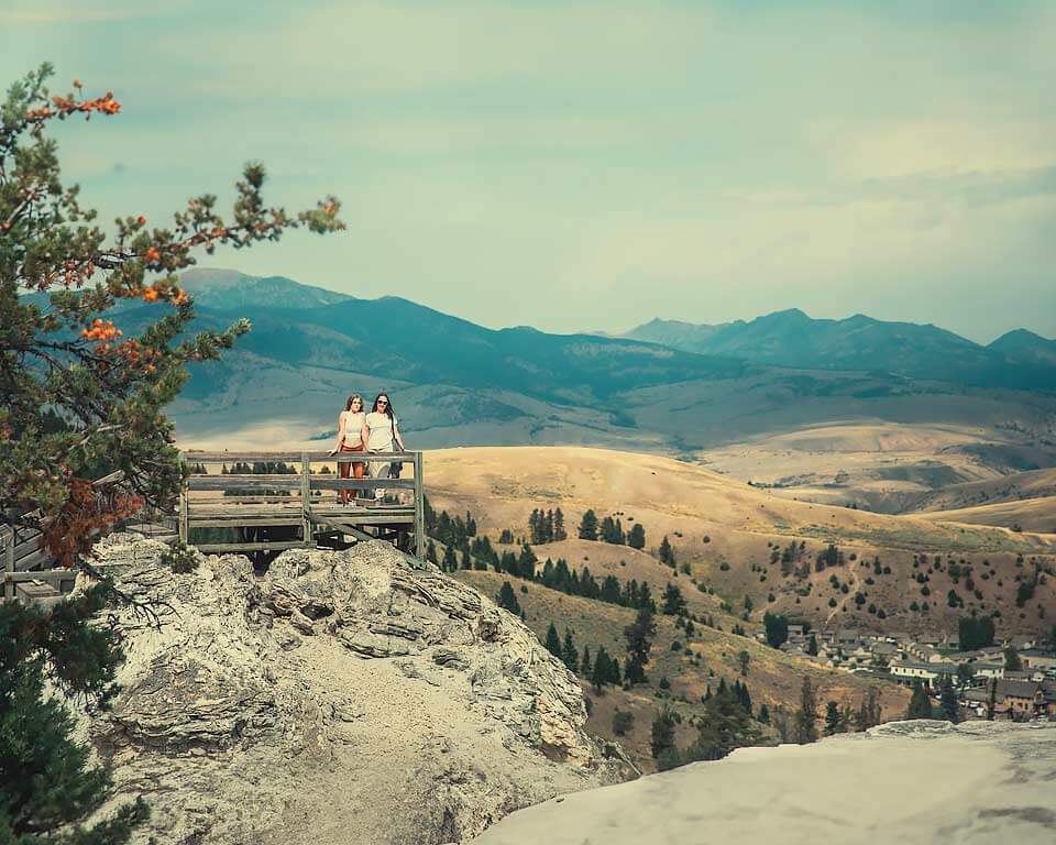 Mammoth Hot Springs Overlook