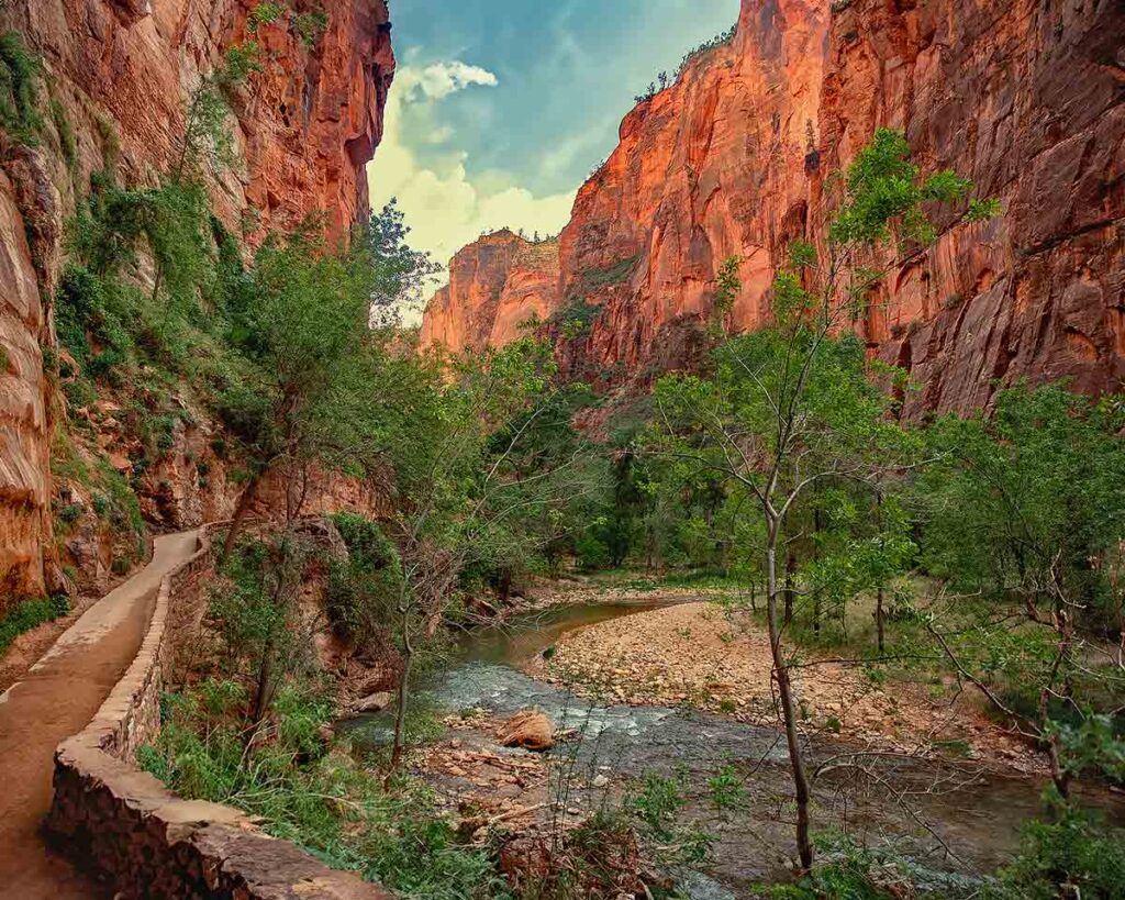 Zion Riverside Walk photography