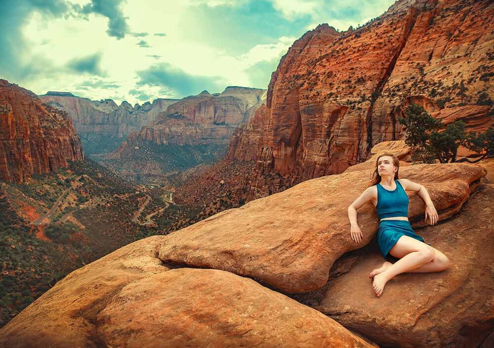 Portrait and Landscape Photography in Zion